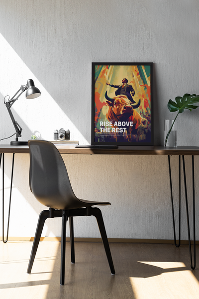 Poster Bull Market- Rise above the rest - Coleção OuroborosLegacy